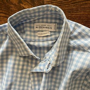Mizzen and Main Gingham Performance Dress Shirt